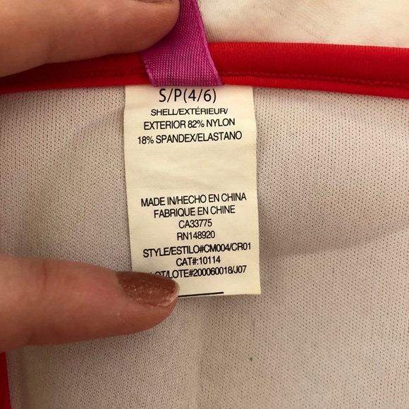 Coral push up bikini top - Picture 3 of 3